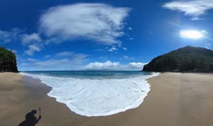 Beautiful beach in Hawaii.