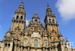 Santiago de Compostela Cathedral on HE Travel's Hiking Santiago de Compostela Tour.