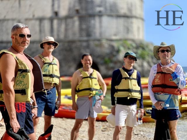 Croatia Island Hop Gay Adventure Tour kayaking