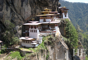 The Tiger's Den Monastery in Bhutan on HE Travel's Bhutan Overland Cultural Tour.