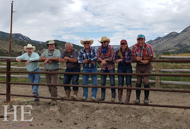Colorado Dude Ranch Gay Group Tour on the Fence
