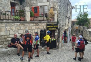 A group of cyclist featured on HE Travels Provencal Gay Travel Tour