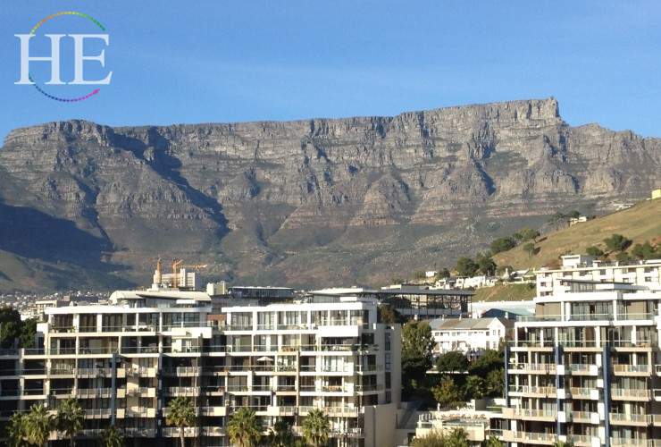 Table Mountain Towering over Cape Town
