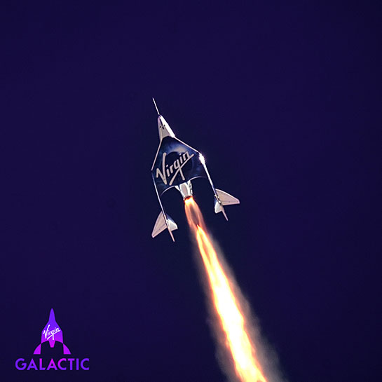 Virgin Galactic rocket goes airborne