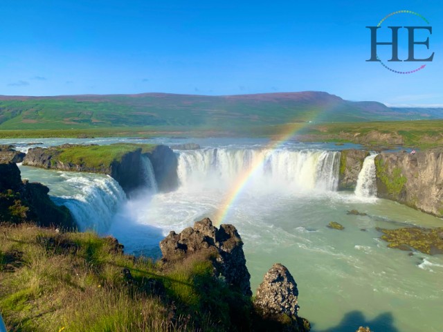 Iceland Rainbow Godafoss