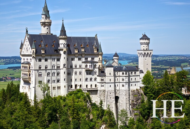 Neuschwanstein Castle in Bavaria, visited on HE Travel's gay Germany tour
